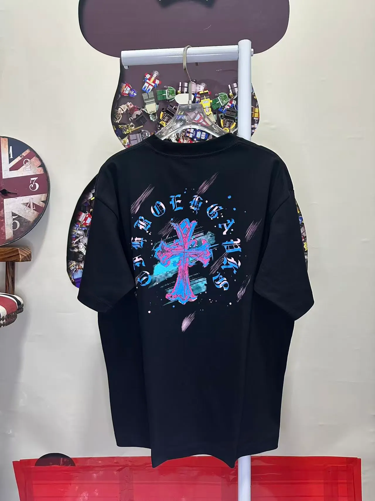 L 26854# 𝗖𝗵𝗿𝗼𝗺𝗲 𝗛𝗲𝗮𝗿𝘁𝘀 2026 New Arrival Original ！ ： ！ ！ ：Black White SIZE：S-XXL